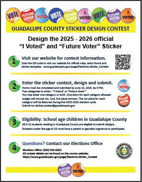 Election Sticker Contest Packet _Guadalupe County